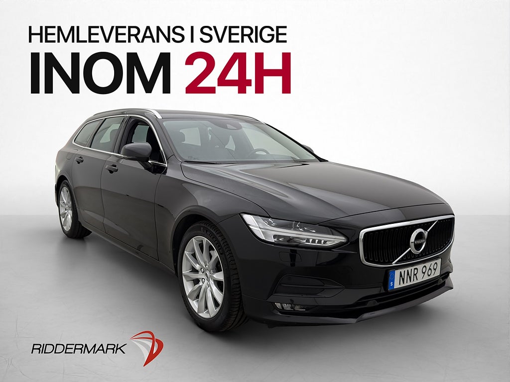 Volvo V90 D4 Momentum VoC Värmare Drag CarPlay Två-Brukare