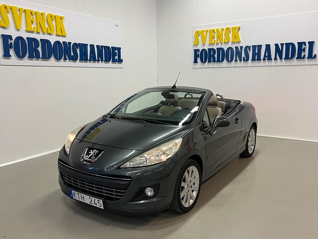 Peugeot 207 CC 1.6 VTi Plåtcab Helläder Farthållare