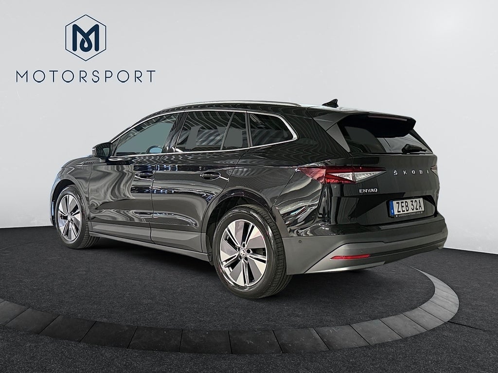 Skoda Enyaq iV 80x Dragkrok Adaptiv-farth Backkamera Navi Rattvärme bild 5