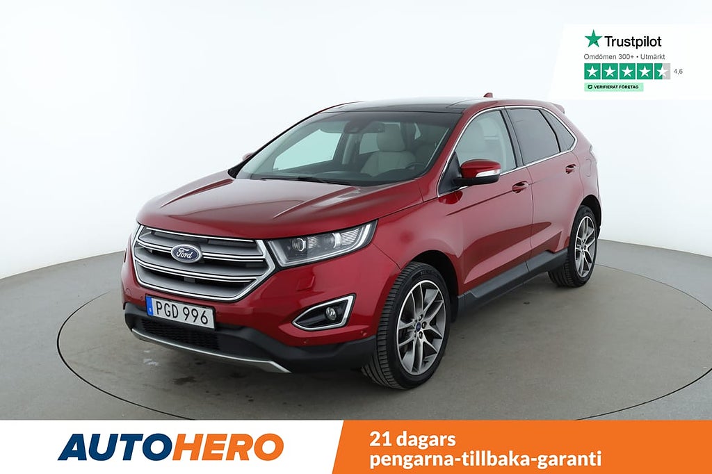 Ford Edge 2.0 TDCi Bi-Turbo Titanium 4x4 / Värmare, Dragk...