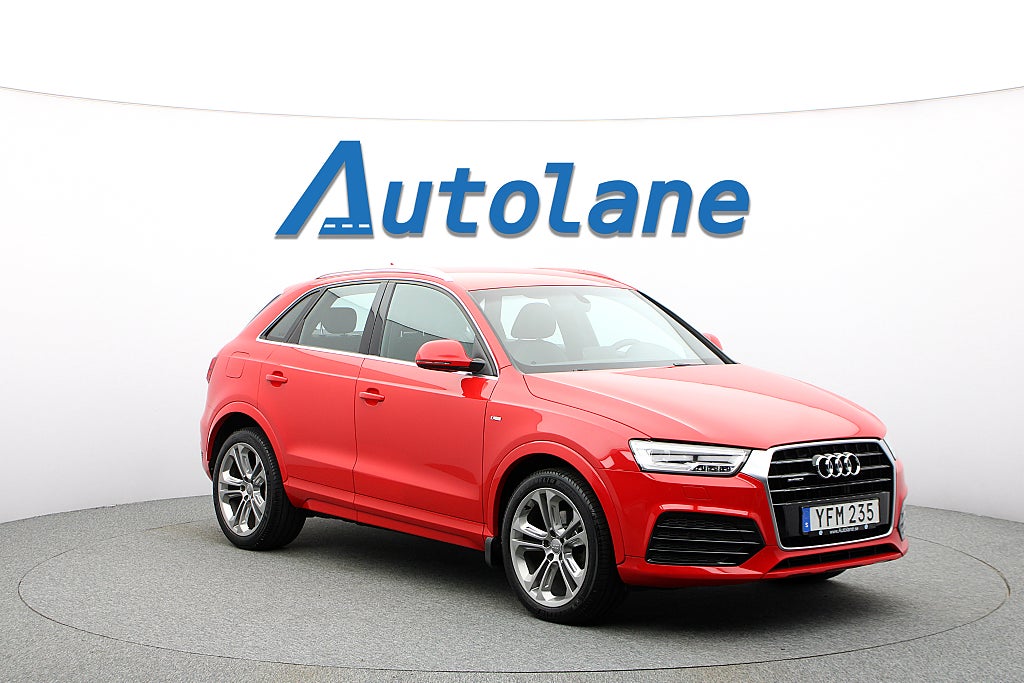 Audi Q3 2.0 TDI quattro S Tronic S Line Drag,Kamera,GPS 184hk