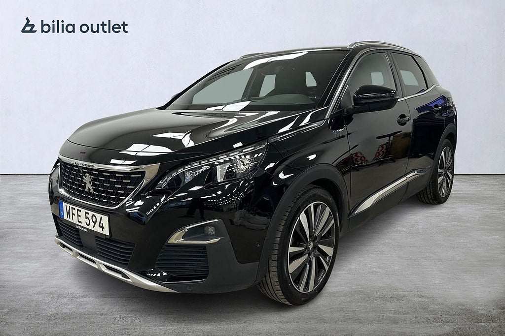 Peugeot 3008 GT HYBRID4 EAT Nyservad B-kam Navi Skinn Drag