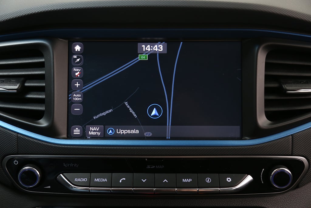 Hyundai IONIQ Hybrid 1,6 141hk Premium Plus Eco Aut Navi Skinn Motorv 2017