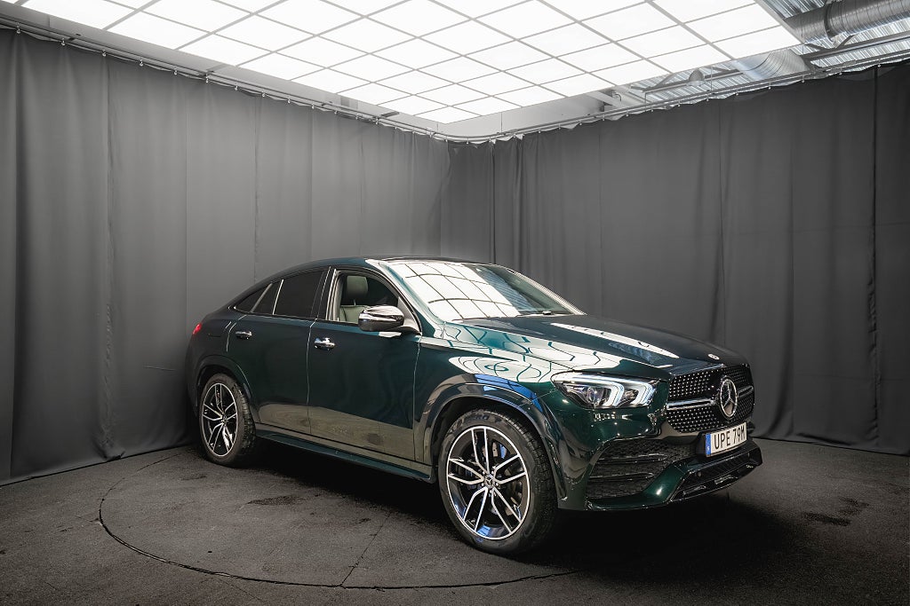 Mercedes-Benz GLE 350 de 4M Coupé AMG PANO BUR 22" MAX UTRUSTAD