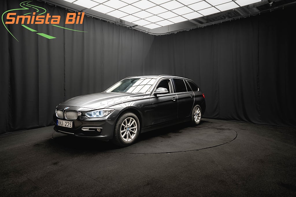 BMW 320 d Touring Modern Line HALVSKINN PDC 184hk