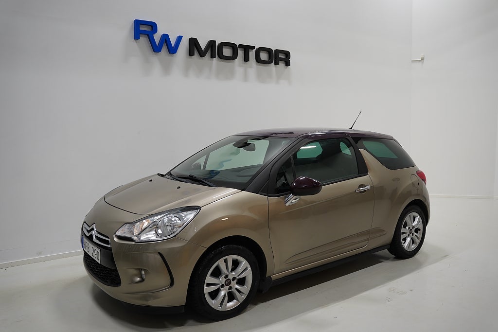 Citroën DS3 1.6 VTi 120hk P-värmare Bluetooth 
