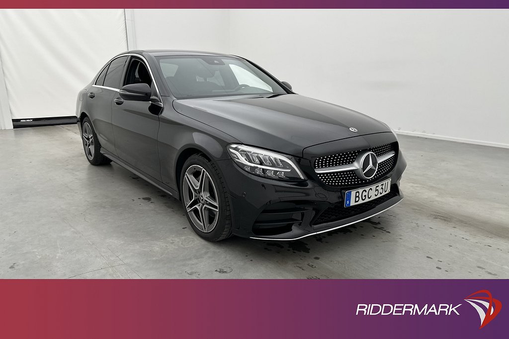 Mercedes-Benz C 200 d 160hk AMG Line Värmare Kamera Välserv