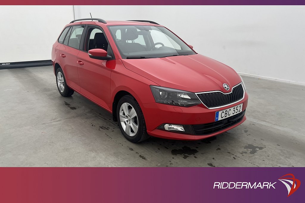 Skoda Fabia Kombi 1.0 TSI 95hk Sensorer Farthållare Drag