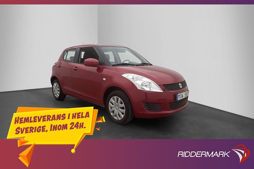 Suzuki Swift 1.2 4WD 94hk En-brukare Värmare Välservad