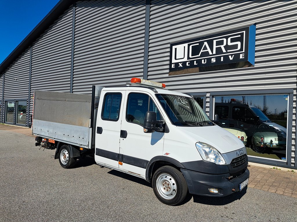 Iveco Daily 29L13 Chassi Crew Cab / Bakgavellyft! / +MOMS!!