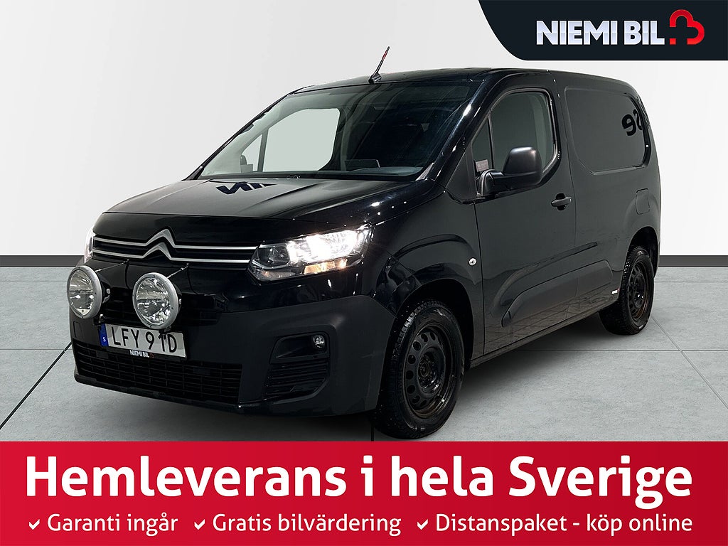 Citroën Berlingo Van 1,5 Drag  CarPlay Psens Pvärmare SoV MOMS