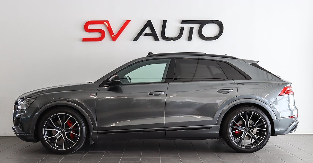 Audi Q8 50 TDI Quattro S Line B&O Panorama Matrix Värmare