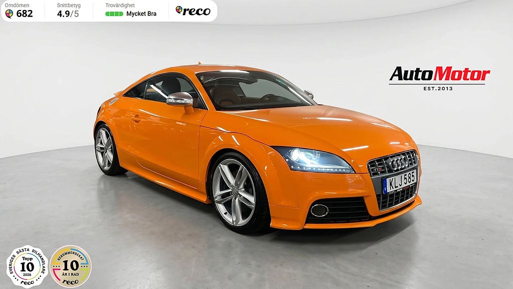 Audi TTS Audi TTS Coupé 2.0 TFSI quattro Manuell 272hk 3,45% RÄNTEKAMPANJ