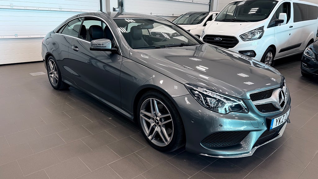 Mercedes-Benz E 220 d Coupé AMG Sport Lågmilare Välvårdad