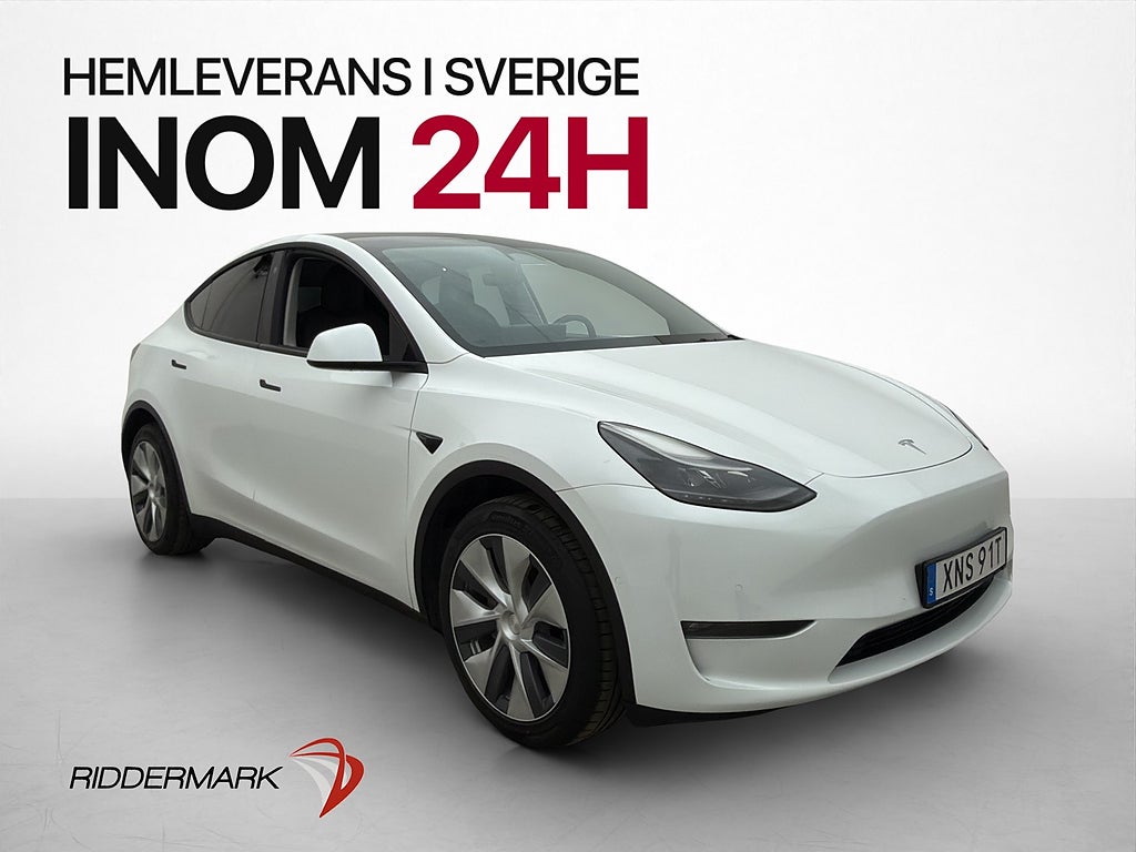 Tesla Model Y Long Range AWD Pano AP Svensksåld MOMS