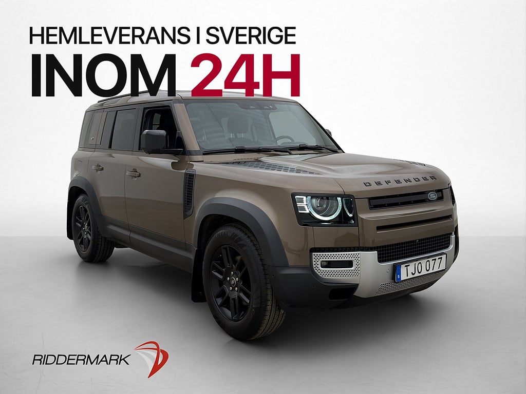 Land Rover Defender 110 D250 Pano Luft-fj Värm 360° Nav MOMS