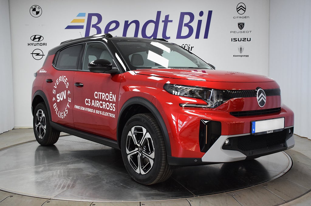 Citroën C3 Aircross Plus  Hybrid Aut/Eluppvärmd ratt