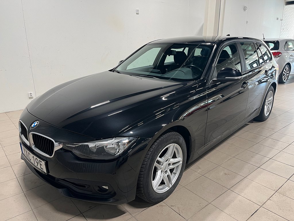 BMW 318 d Touring Vinterdäck Parkeringsensor Euro 6