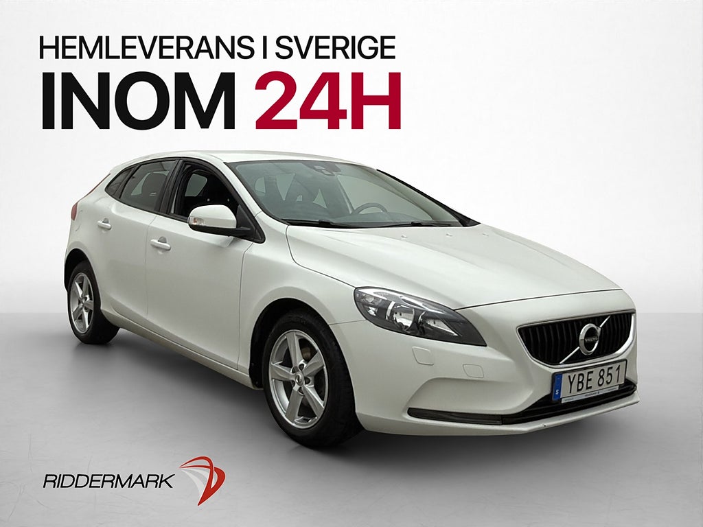 Volvo V40 D2 Kinetic 2-Bruk P-sensorer Bluetooth Farthållare