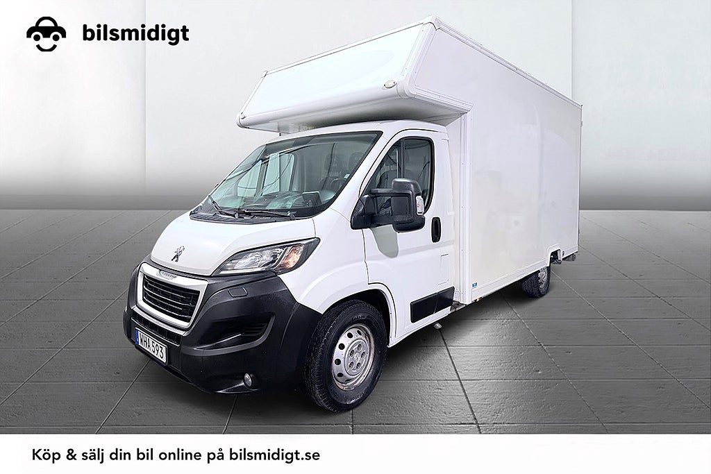 Peugeot Boxer Chassi 335 2.0 Flyttbil Drag 3-sits Kamera Värmare MOMS 163hk