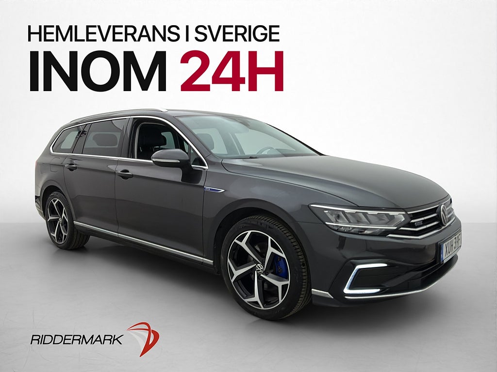 Volkswagen Passat GTE 218hk Värmare Kamera CarPlay Dragkrok
