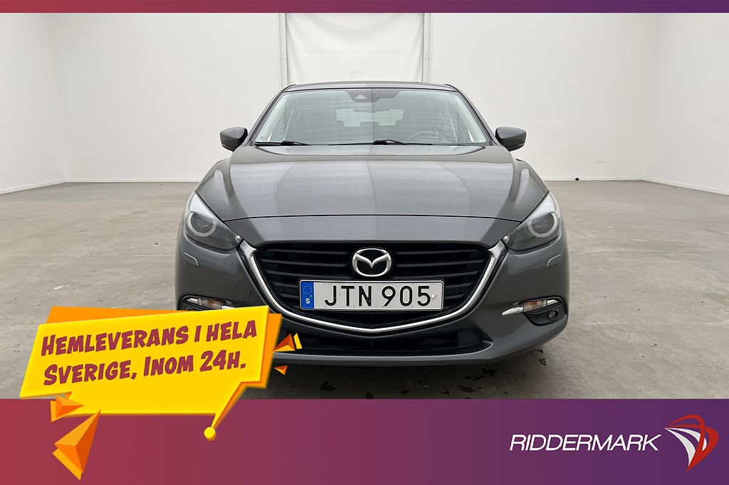 Mazda 3 Sport 2.0 SKYACTIV-G 165hk Vision HUD Kamera Navi
