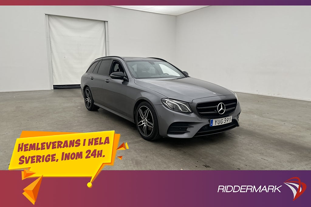 Mercedes-Benz E 200 T d 150hk AMG Sport Kamera Drag Pano