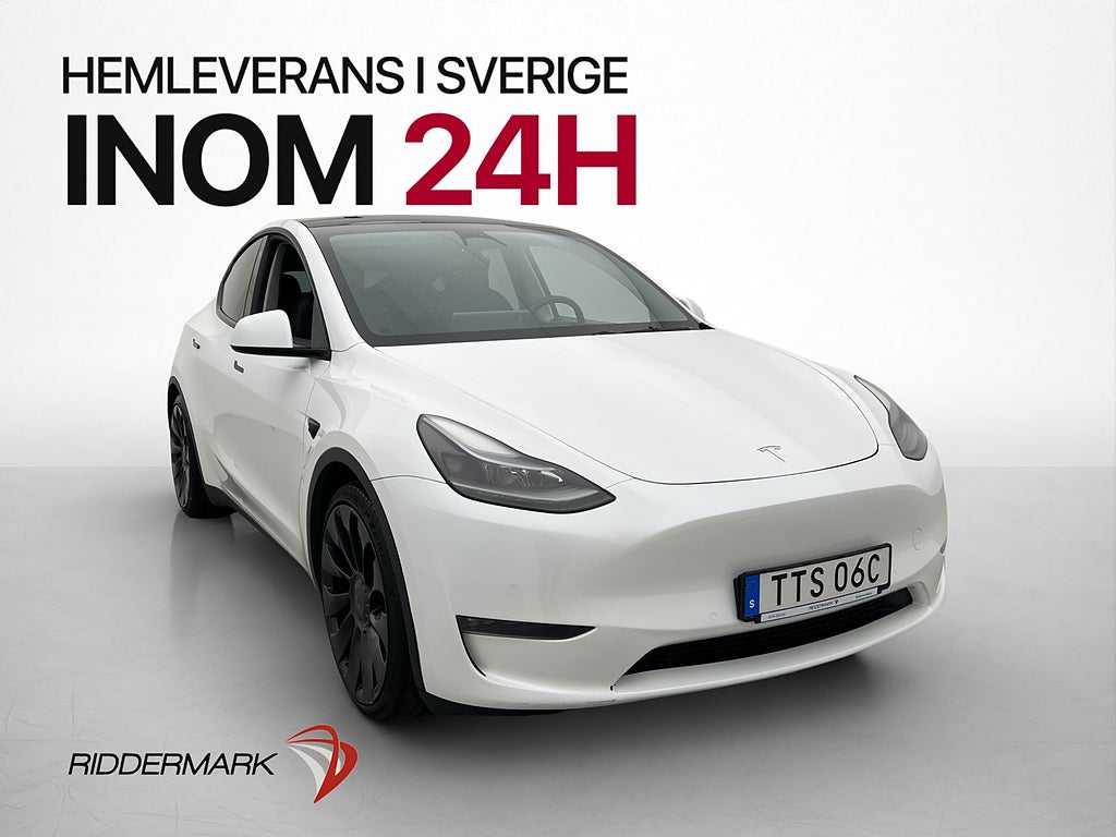 Tesla Model Y Performance Autopilot Värmepump Dragkrok MOMS