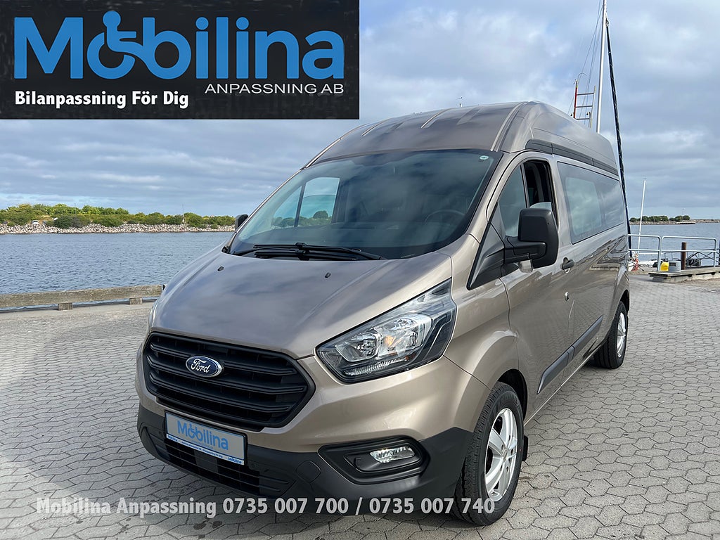 Ford Transit Custom Handikappanpassad Rullstolsbil 