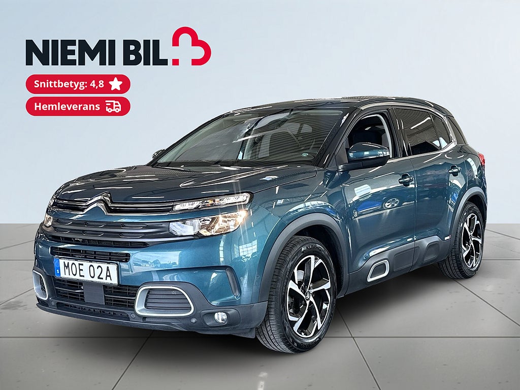 Citroën C5 Aircross 1.6 PureTech 180 S&V-hjul/Kamera/Carplay/Drag/Keyless