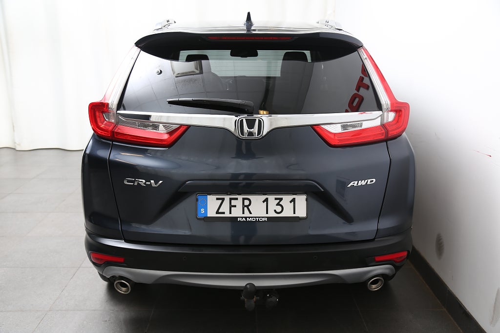 Honda CR-V 1,5 VTEC 193hk AWD Executive Skinn Pano Aut Motorv Drag 2019