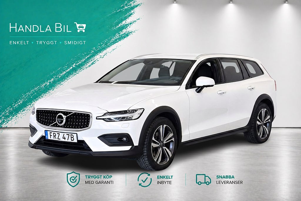 Volvo V60 Cross Country T5 AWD Polestar Värmare Skinn H/K HUD Drag SoV