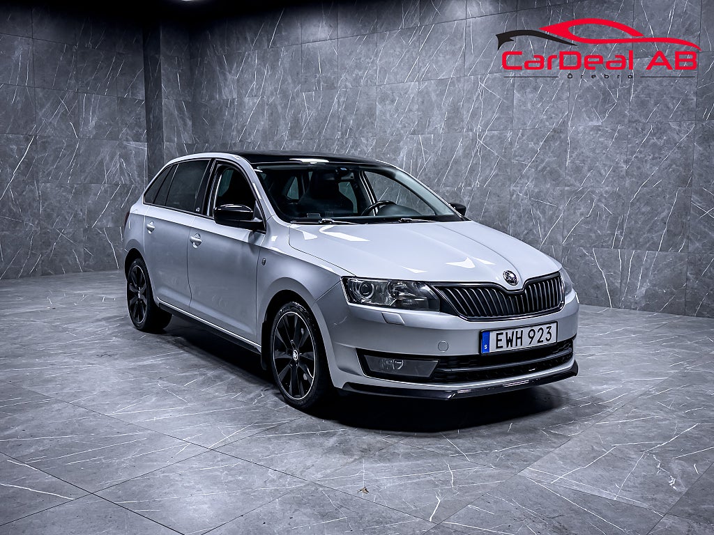 Skoda Rapid Spaceback 1.6 TDI Monte Carlo P-Sensorer Android Skärm