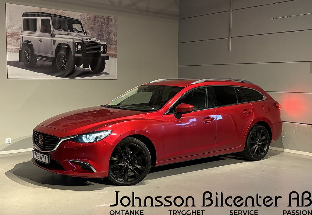 Mazda 6 Wagon 2.2 SKYACTIV-D AWD Adaptiv Bose Led Keyless 175HK