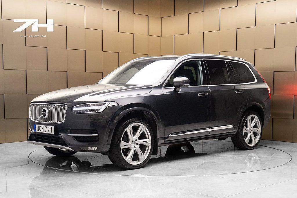Volvo XC90 D5 AWD Inscription 7-Sits 22" HuD 360° Värmare