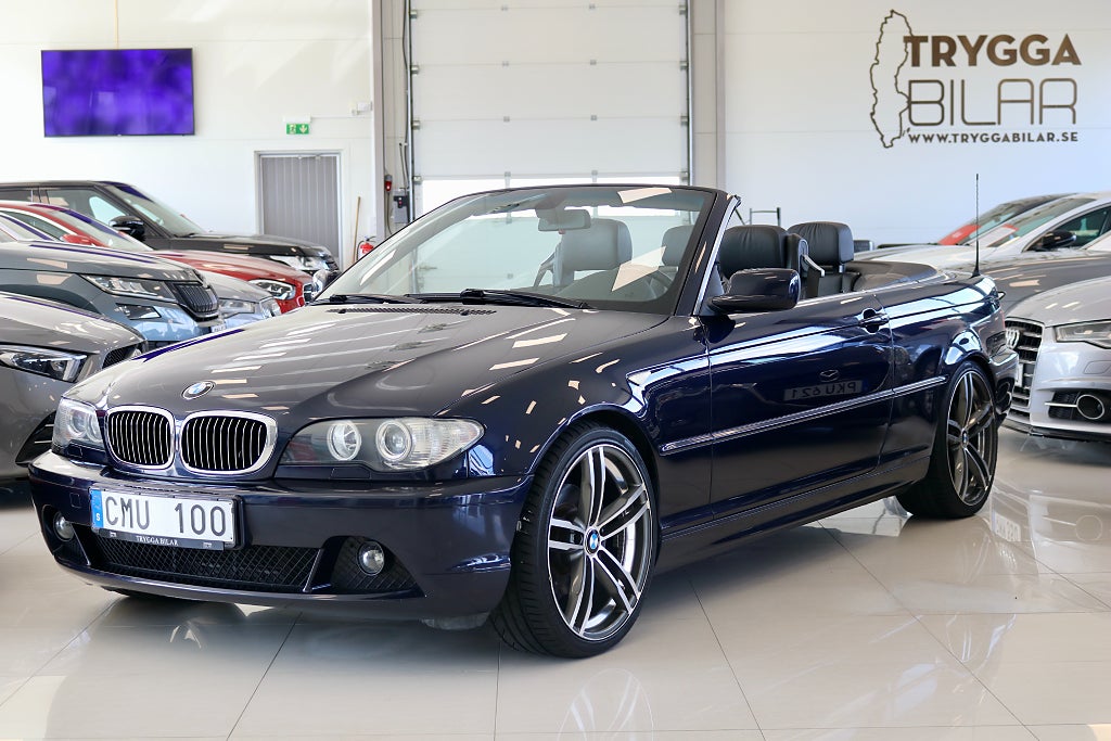 BMW 320 Ci Cabriolet/19 tum M sport/PDC/Läder/Orient Blue Met