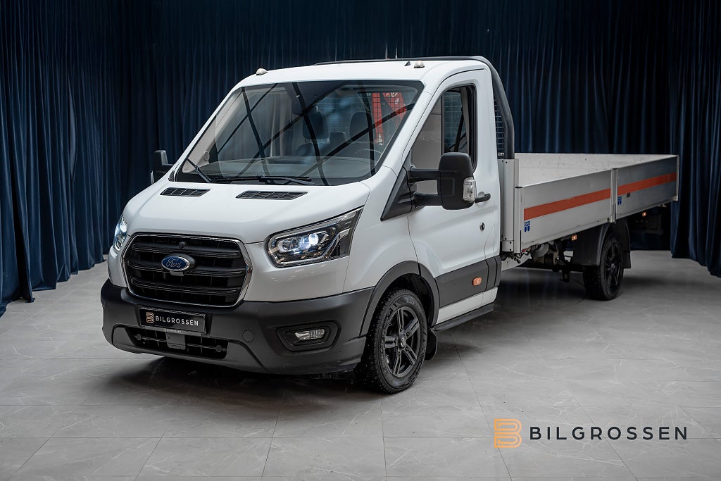 Ford transit 350 Chassi Cab Kranbil 2.0 3-Sits FÖRETAGSAVBETALNING
