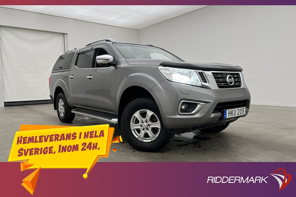 Nissan Navara Tekna 2.3dCi 4x4 Drag Diff Släde Skinn 360°