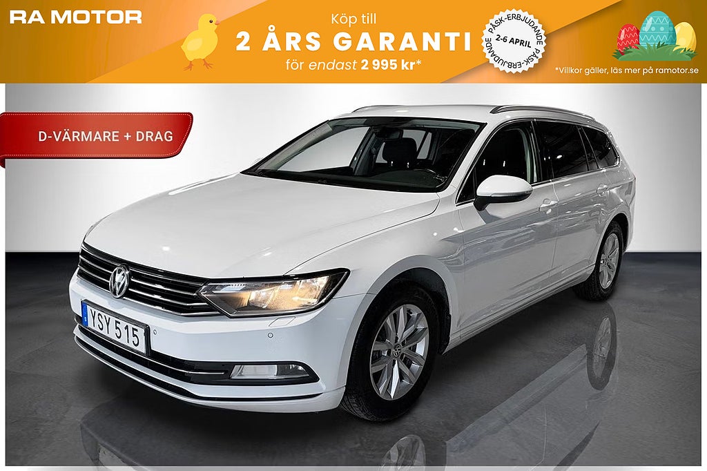 Volkswagen Passat SC 2.0 TDI 150hk | D-Värmare | Drag | Kamera |