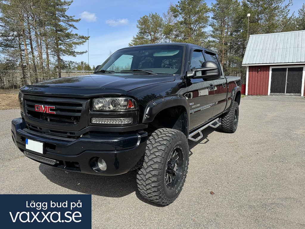 GMC Sierra 2500 HD Crew Cab Duramax LBZ B-Reg Fullutrustad