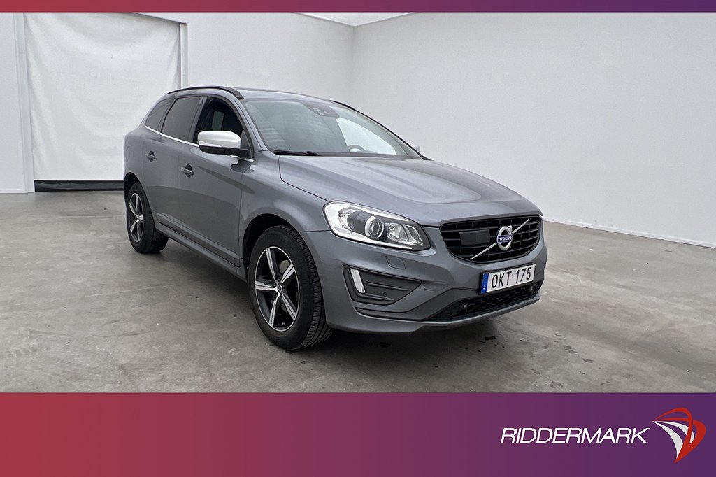 Volvo XC60 D4 AWD R-Design VOC Värm Pano Kamera Navi Drag