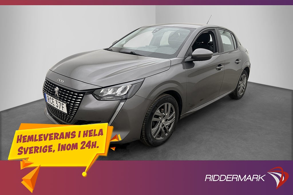 Peugeot 208 1.2 PureTech Active P-Sensorer CarPlay