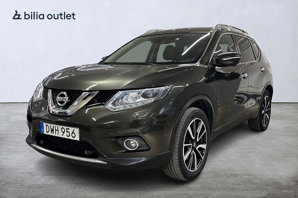 Nissan X-Trail 1.6 dCi 7-Sits / 360° / Navi / Skinn / Pano / Elstol