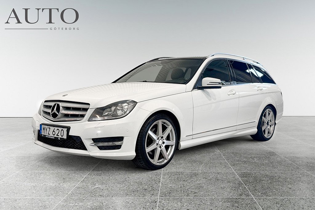 Mercedes-Benz C200 AMG Paket Panorama Dragkrok S&V-Hjul 