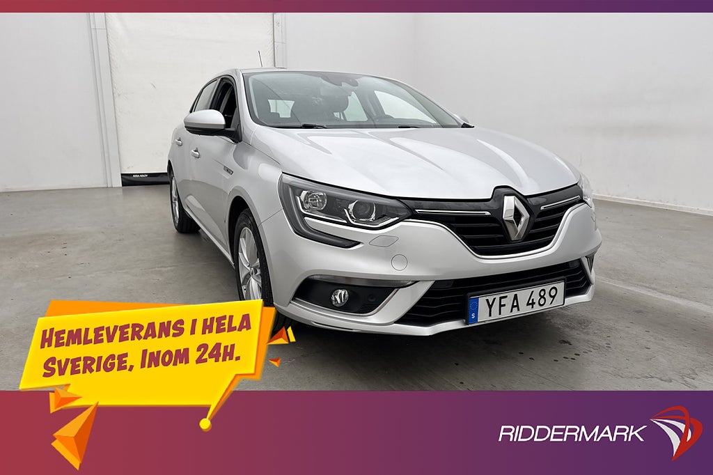 Renault Mégane 1.2 TCe 132hk Zen Navi Sensorer Låg-Årsskatt