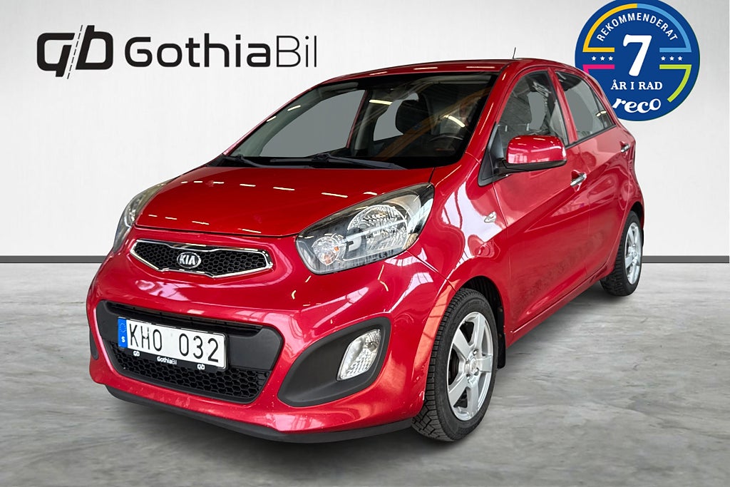 Kia Picanto Manuell 1.0 MPI Färddator Stöldlarm Barnlås 5-dörrar