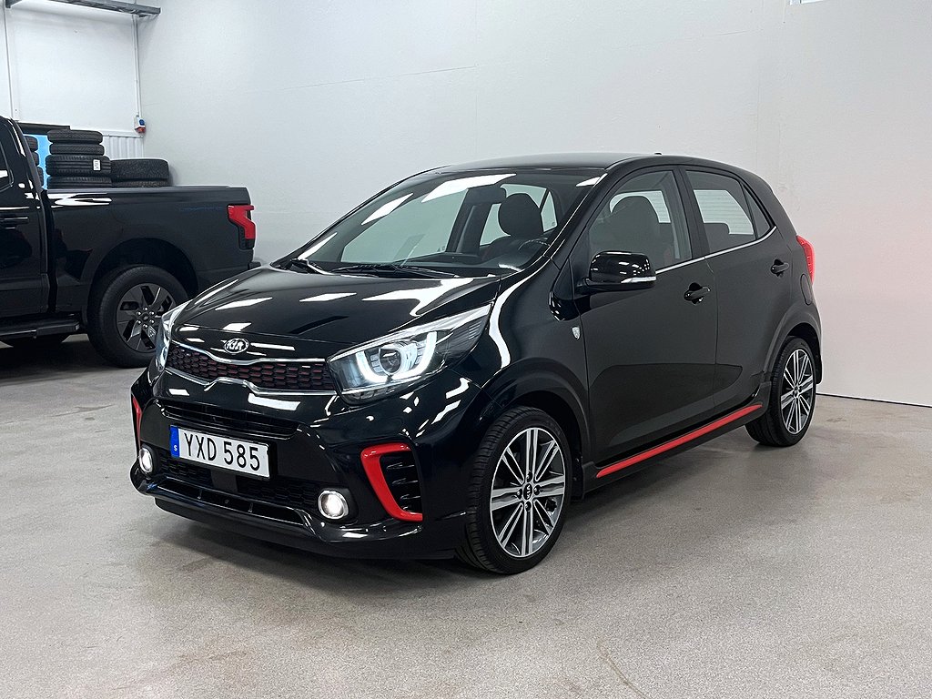 Kia Picanto 1.0 T-GDI GT-LINE 100HK SKINN RATTVÄRME BACK-KAMERA