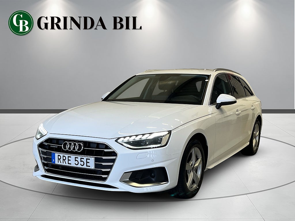Audi A4 Avant 40TDI quattro B_KAM VÄRMARE DRAG HDU KEYLESS BILS