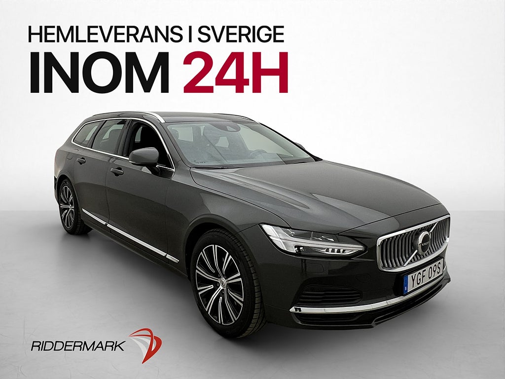 Volvo V90 Recharge T6 AWD 340hk H/K Värm Drag Kamera CarPlay