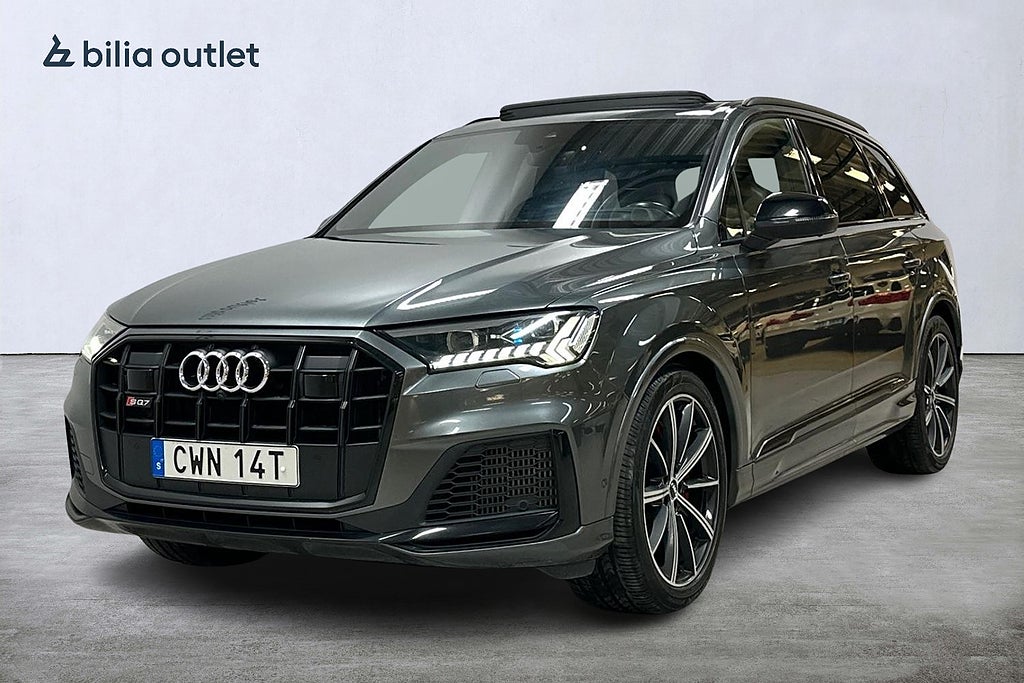 Audi SQ7 TipTronic 7-sits 435hk NightVision Panorama BOSE Drag